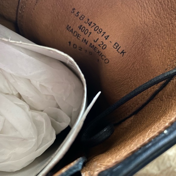 NEW WOMEN Frye Veronica Combat Tall Sz 5.5M - Picture 8 of 9